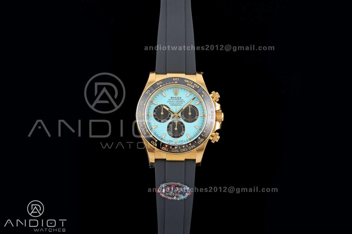 Daytona 126518 VF 1:1 Best Edition 904L Steel Tiffany Blue Dial on Oysterflex Strap DD4131